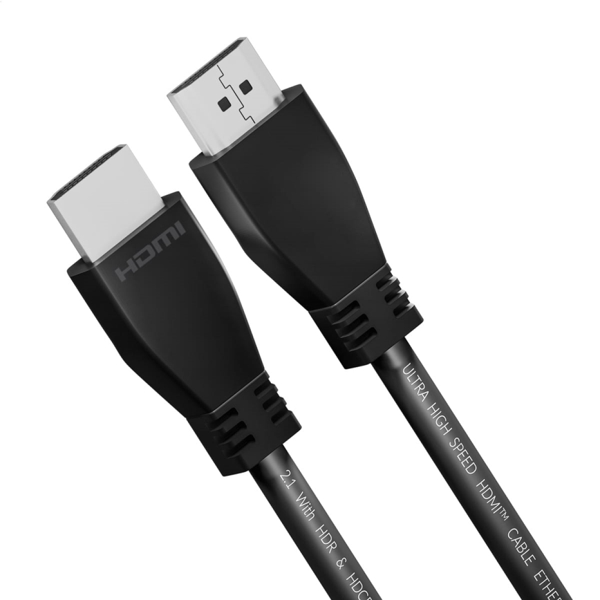 HDMI kabl sa Ethernetom 2.1 8K 2m crno