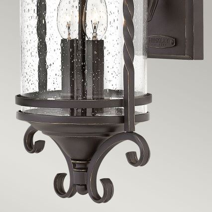 Hinkley - Spoljašnja zidna lampa CASA 2xE14/40W/230V IP44