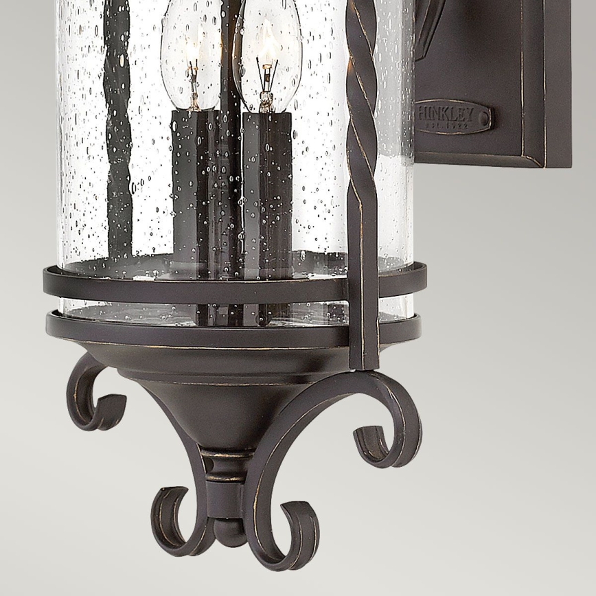 Hinkley - Spoljašnja zidna lampa CASA 2xE14/40W/230V IP44
