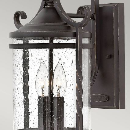 Hinkley - Spoljašnja zidna lampa CASA 2xE14/40W/230V IP44