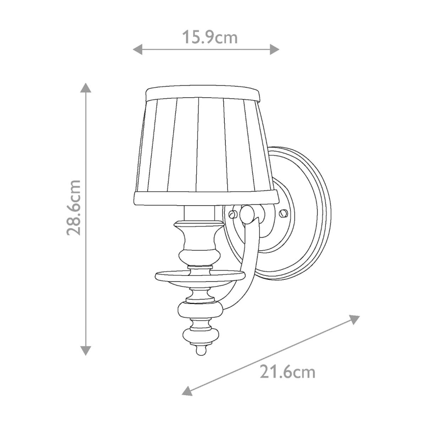 Hinkley - Zidna lampa DUNHILL 1xE14/60W/230V