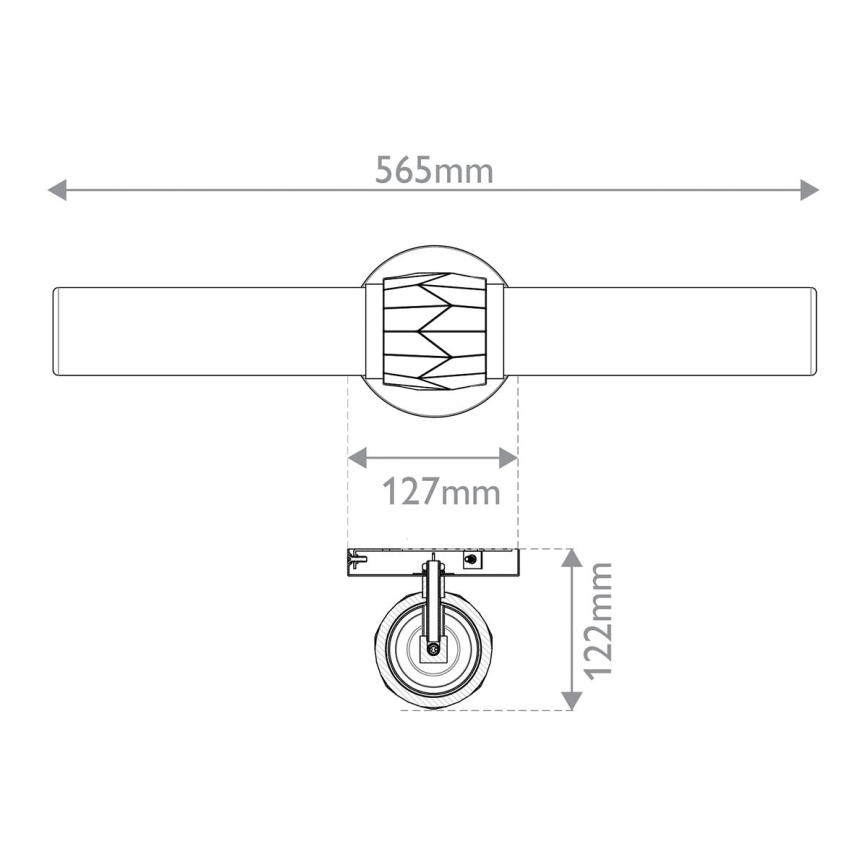 Hinkley - Kupatilsko zidno svetlo ELLISON 2xE27/40W/230V IP44 zlatno