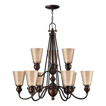 Hinkley - Luster na lancu MAYFLOWER 9xE27/60W/230V