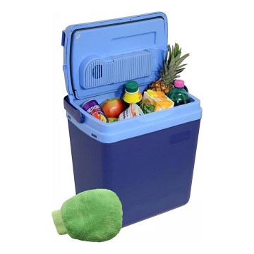 Hladilni box sa displejom, 48 W, napajanje 230 V / 12 V, zapremina 25 l, plava