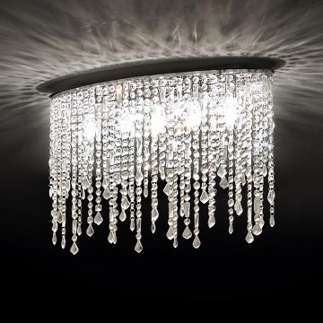 Ideal Lux - Kristalna plafonjera 5xE14/40W/230V