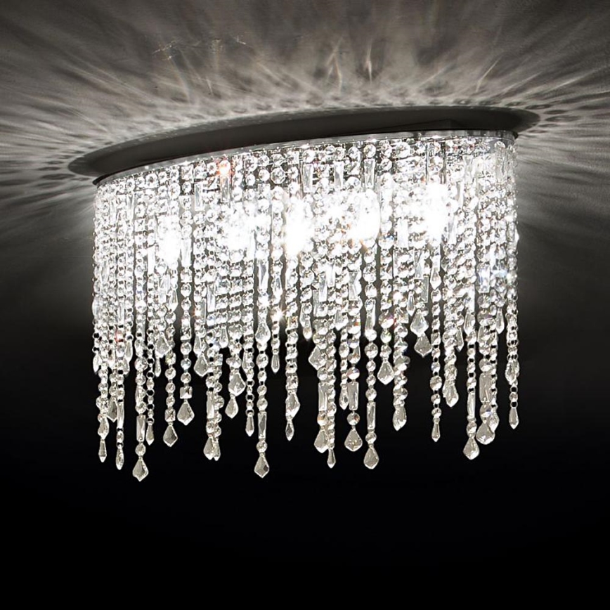 Ideal Lux - Kristalna plafonjera 5xE14/40W/230V