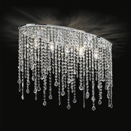 Ideal Lux - Kristalna plafonjera 5xE14/40W/230V