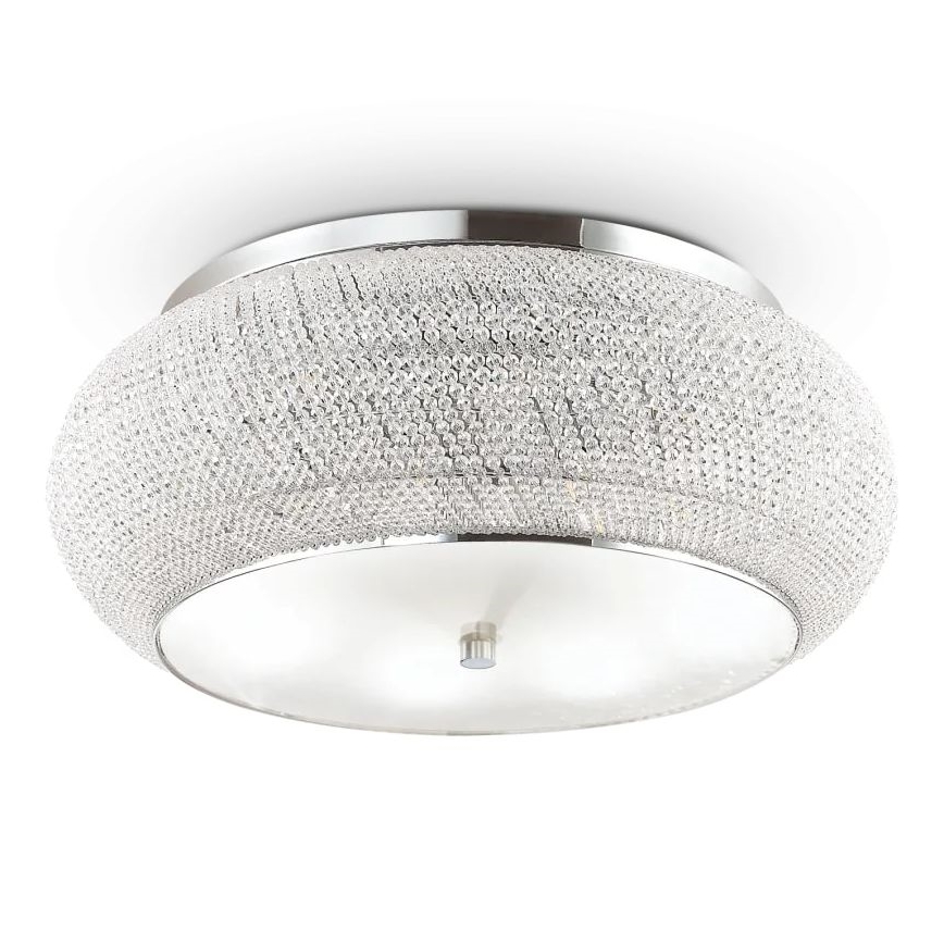 Ideal Lux - Kristalna plafonjera PASHA 14xE14/40W/230V pr. 65 sjajni krom