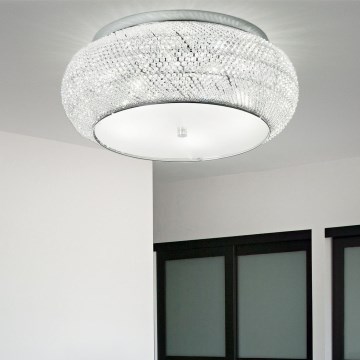 Ideal Lux - Kristalna plafonjera PASHA 14xE14/40W/230V pr. 65 sjajni krom