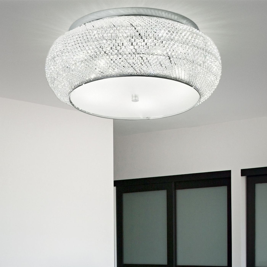 Ideal Lux - Kristalna plafonjera PASHA 14xE14/40W/230V pr. 65 sjajni krom