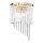 Ideal Lux - Kristalna zidna lampa CARLTON 3xE14/40W/230V zlatna