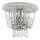 Ideal Lux - Kristalna zidna lampa DUBAI 2xE14/28W/230V sjajni krom