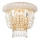 Ideal Lux - Kristalna zidna lampa DUBAI 2xE14/28W/230V zlatna