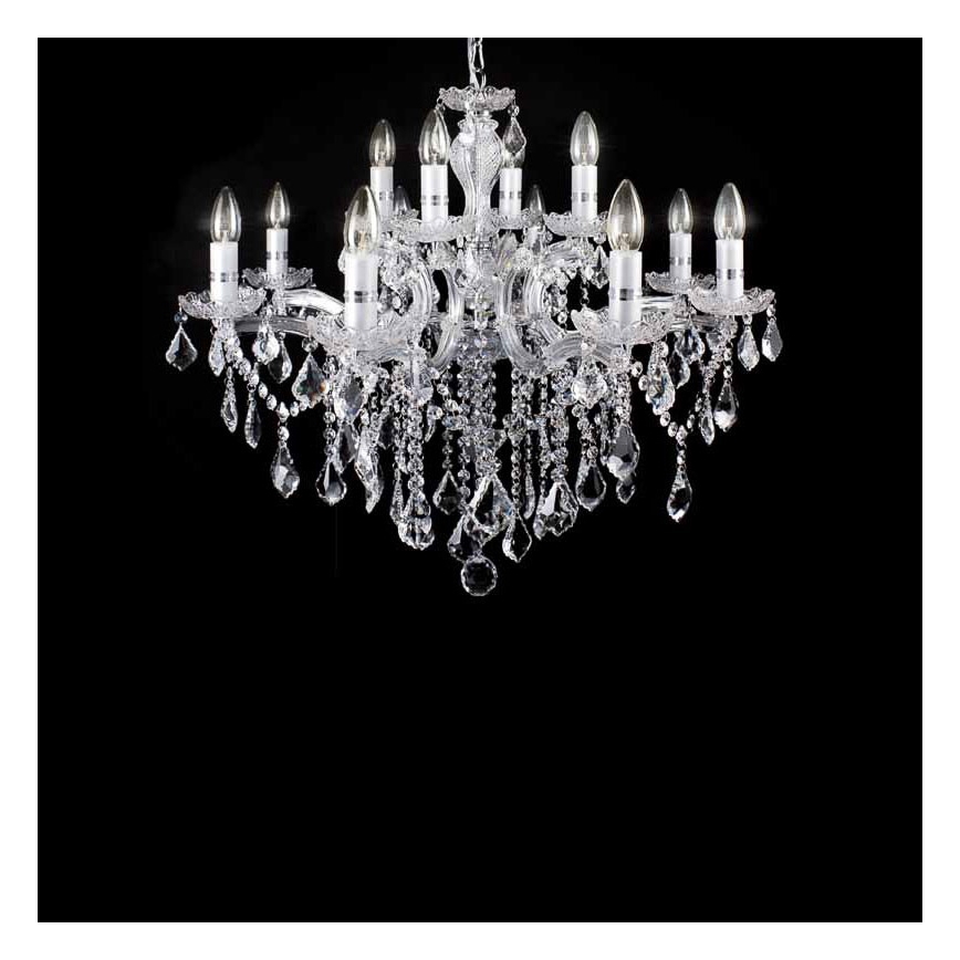 Ideal Lux - Kristalni luster 12xE14/40W/230V