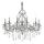 Ideal Lux - Kristalni luster na lancu GIOCONDA 12xE14/40W/230V fi 90 cm srebran