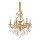 Ideal Lux - Kristalni luster na lancu GIOCONDA 6xE14/40W/230V pr. 62 cm zlatna