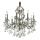 Ideal Lux - Kristalni luster na lancu GIOCONDA 8xE14/40W/230V pr. 73 cm srebrno