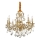 Ideal Lux - Kristalni luster na lancu GIOCONDA 8xE14/40W/230V pr. 73 cm zlatna