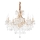 Ideal Lux - Kristalni luster na lancu NAPOLEON 8xE14/40W/230V pr. 67 cm zlatna