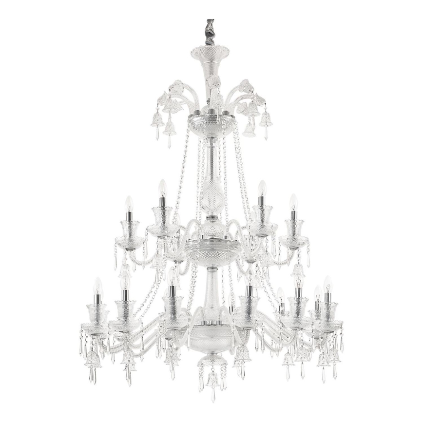 Ideal Lux - Kristalni luster na lancu REDENTORE 18xE14/40W/230V pr. 102 cm prozirna
