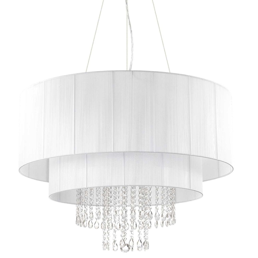 Ideal Lux - Kristalni luster na sajli OPERA 10xE27/60W/230V prečnik 90 cm bela