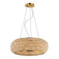 Ideal Lux - Kristalni luster na sajli PASHA 10xE14/40W/230V prečnik 55 cm zlatna