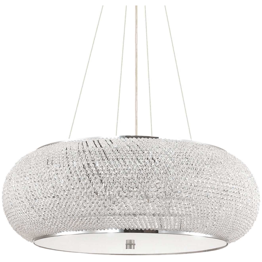 Ideal Lux - Kristalni luster na sajli PASHA 14xE14/40W/230V prečnik 65 cm sjajni hrom