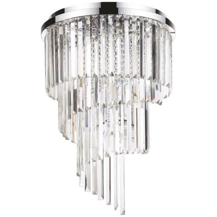 Ideal Lux - Kristalni nadgradni luster CARLTON 12xE14/40W/230V sjajni krom