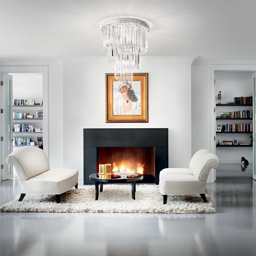 Ideal Lux - Kristalni nadgradni luster CARLTON 12xE14/40W/230V sjajni krom