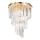 Ideal Lux - Kristalni nadgradni luster CARLTON 12xE14/40W/230V pr. 50 cm zlatna