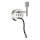 Ideal Lux - LED Fleksibilna lampa sa ugradbom Set UP 1xE27/42W + LED/3W/230V CRI 90 USB sjajni krom