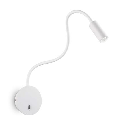Ideal Lux - LED Fleksibilna lampica FOCUS LED/3,5W/230V CRI 90 bela