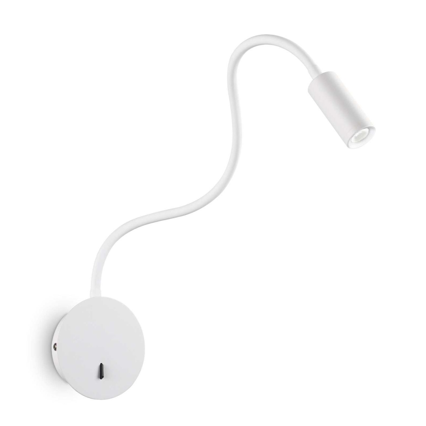 Ideal Lux - LED Fleksibilna lampica FOCUS LED/3,5W/230V CRI 90 bela