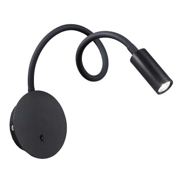 Ideal Lux - LED Fleksibilna lampica FOCUS LED/3,5W/230V CRI 90 crno
