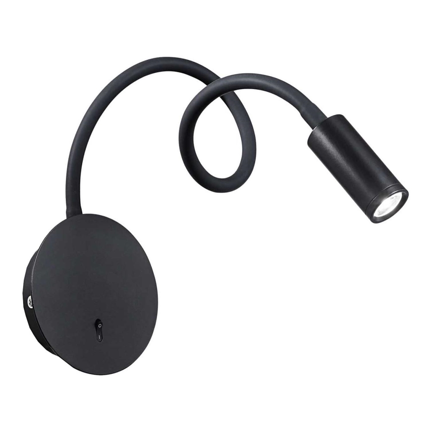 Ideal Lux - LED Fleksibilna lampica FOCUS LED/3,5W/230V CRI 90 crno