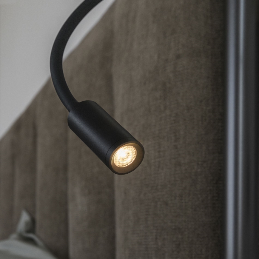 Ideal Lux - LED Fleksibilna lampica FOCUS LED/3,5W/230V CRI 90 crno