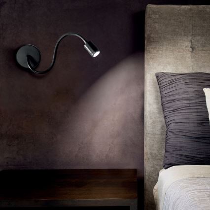 Ideal Lux - LED Fleksibilna lampica FOCUS LED/4W/230V CRI 90 crno