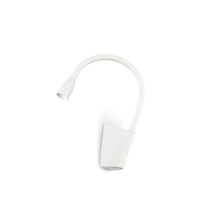 Ideal Lux - LED Fleksibilna lampica GOOSE LED/3W/230V CRI 90 bela