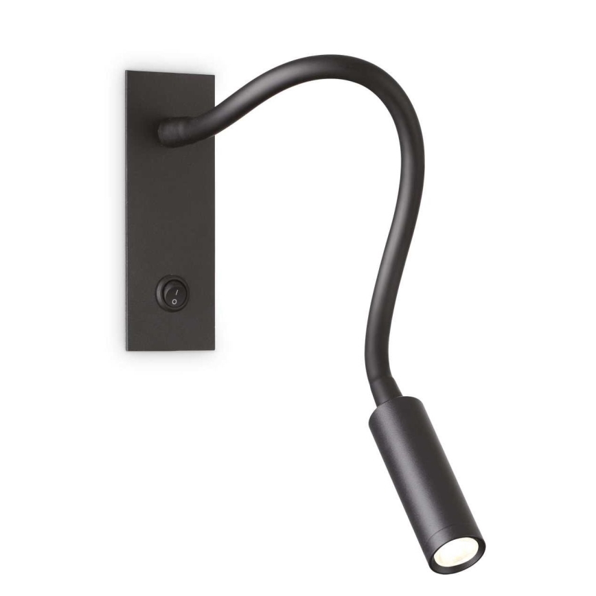 Ideal Lux - LED Fleksibilna lampica IO LED/3W/230V CRI 90 crno
