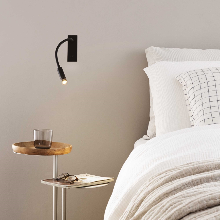 Ideal Lux - LED Fleksibilna lampica IO LED/3W/230V CRI 90 crno