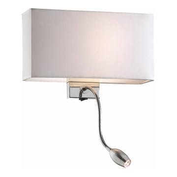 Ideal Lux - LED Fleksibilna zidna lampa HOTEL 1xE27/60W + LED/1,5W/230V
