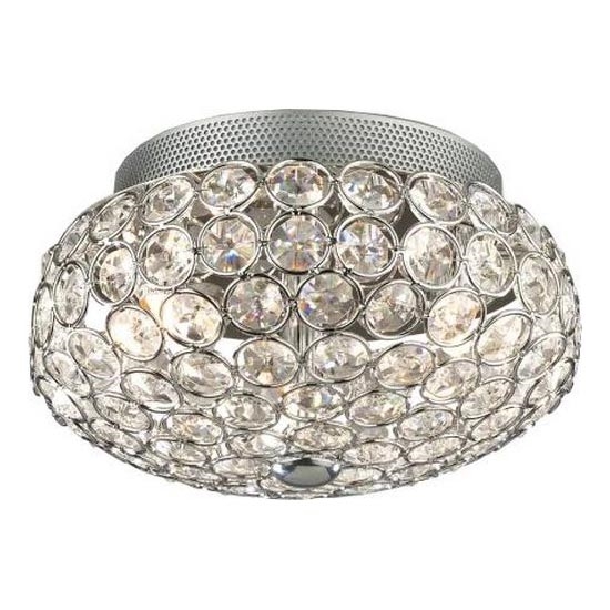 Ideal Lux - LED Kristalna plafonjera KING 3xG9/3W/230V pr. 25,5 cm sjajni krom