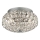Ideal Lux - LED Kristalna plafonjera KING 3xG9/3W/230V pr. 25,5 cm sjajni krom