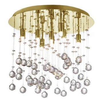 Ideal Lux - LED Kristalna plafonjera MOONLIGHT 8xG9/3W/230V pr. 40 cm sjajni krom