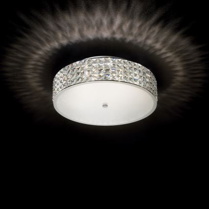 Ideal Lux - LED Kristalna plafonjera ROMA 6xG9/3W/230V pr. 40 cm sjajni krom
