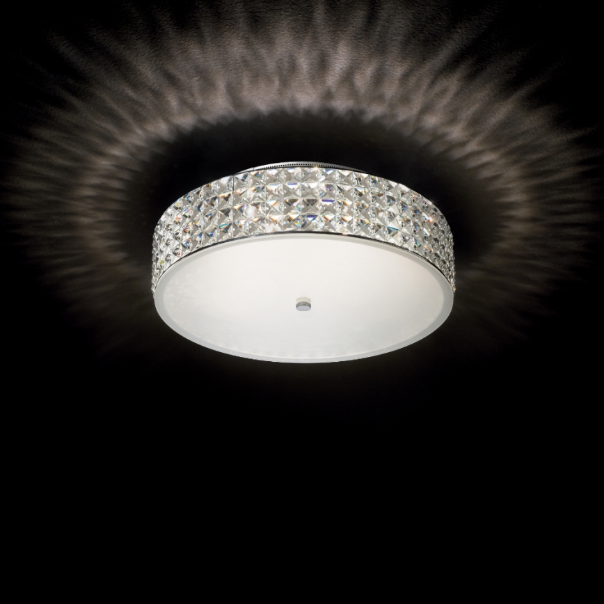 Ideal Lux - LED Kristalna plafonjera ROMA 6xG9/3W/230V pr. 40 cm sjajni krom