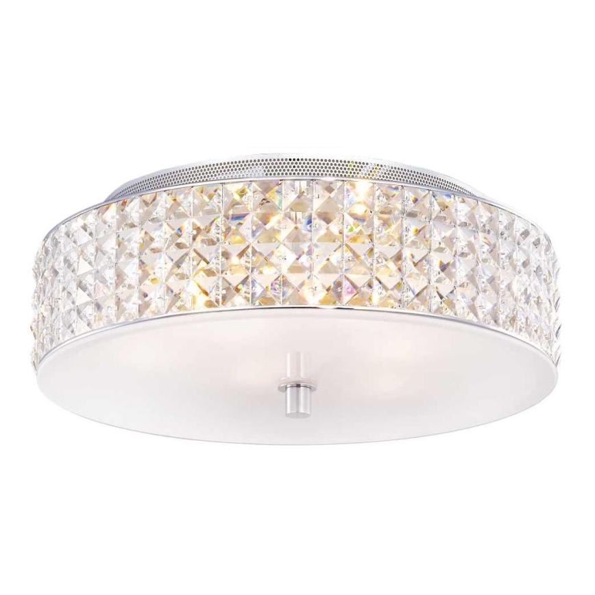 Ideal Lux - LED Kristalna plafonjera ROMA 6xG9/3W/230V pr. 40 cm sjajni krom