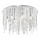 Ideal Lux - LED Kristalna plafonjera ROYAL 12xG9/3W/230V pr. 60 cm sjajni krom