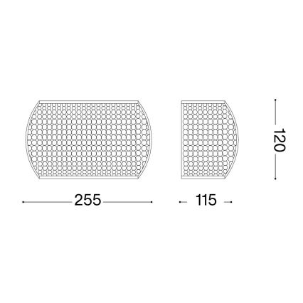 Ideal Lux - LED Kristalna zidna lampa PASHA 3xG9/3W/230V zlatna