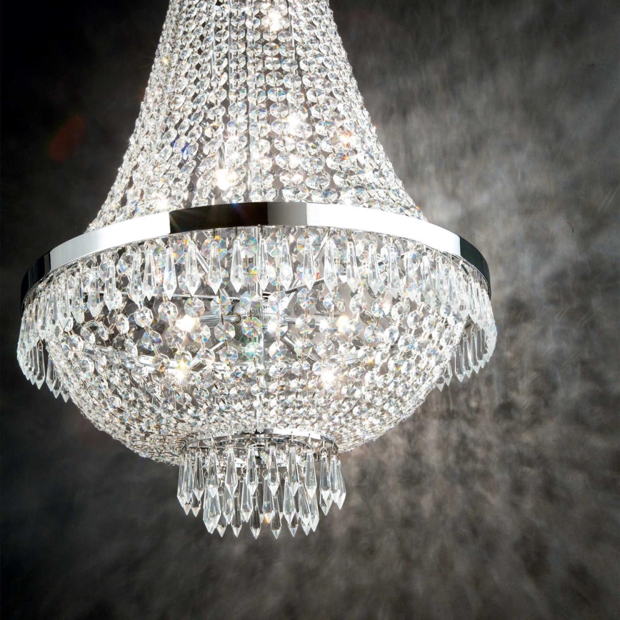 Ideal Lux - LED Kristalni luster na lancu CAESAR 12xG9/3W/230V